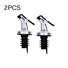 Load image into Gallery viewer, 2PCS Oil and Vinegar Cruet Dispenser Wine Pourers with Drip-free Spouts Stainless Steel Oil-Dispenser for Oil Wine For Kitchen