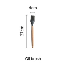 Load image into Gallery viewer, Silicone Kitchen Tools Set Cooking Tools Utensils Set Spatula Shovel Soup Spoon with Wooden Handle Special Heat-resistant Design
